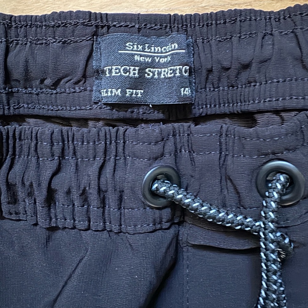 Boy's Black Cargo Pants - Picture 2 of 4